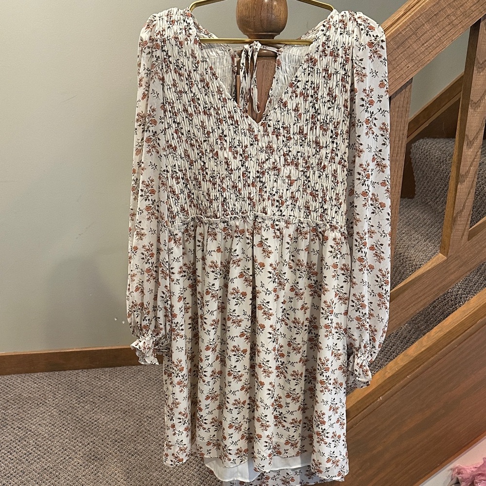 ARULA Floral Smocked Dress